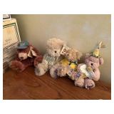 4 BOYDS BEARS  all are AMERICAN CANCER SOC. bears