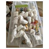 23 blowed eggs decorated, and other easter