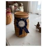 LONGABERGER 2003 BLUE RIBBON coin bank