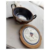 LONGABERGER 2005 inaugural basket, liner