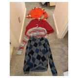 4 mens xl wool sweaters, demetre,arnold palmer