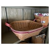 LONGABERGER 2003 silver bells christmas basket