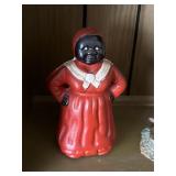 cast iron AUNT JEMIMA bank   8' x 5'  den