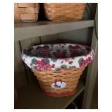 LONGABERGER 2002 geranium basket signed