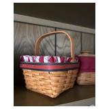 LONGABERGER strawberry basket 2001