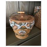 LONGABERGER 2002 autumn pail,