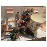 bathroom decor, baskets, nightlight , airwick plug