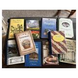 12 spiral bound cookbooks, local orga.