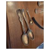 3 sterling silver spoons 32 grams
