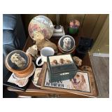golden retriever, mugs, coasters, plates, figuire