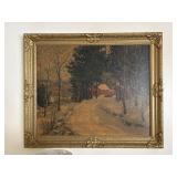 framed painting by MARION GRAY TRAVOR