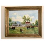 1964 HEREFORD PAINTING BY C. FISHER