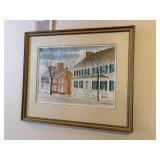 JOHN PATTERSON 88  framed reprint 3 houses