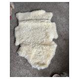 lamb skin blanket  3ft x 2ft    den