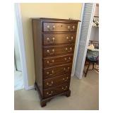 HARDEN wood lingerie chest with key 7 drawers