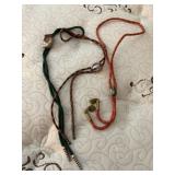 3 mens bolo ties with natural stones