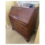 MONITOR wood secretary with key  34' x 20' x 39'T