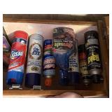 7 cans of sprays, resolve, cutter, non