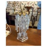 antique victorian girandoles 19th centurry glass