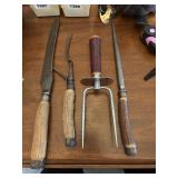 BBB carving set sterling silver BAILEY, BARKS &