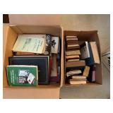 2 boxes of old books, readers digest condensed