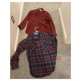 2 mens xl  woolrich shirts   cedar closet