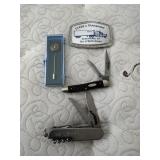 MASONIC tie pin , class 1 belt buckle, case pocket