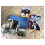2 DONALD J. TRUMP books, 1 BEN CARSON book