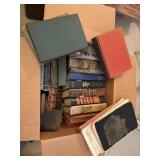 box of books old hardback      bedroom 1