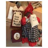 MAMMY wood sign and flour canister cover