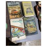 6 Volkswagon Repair handbooks 1961-1977