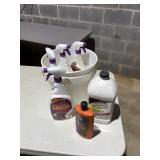 4 bottles Purple power & 1 jug grease lightning