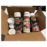 VALSTAR rustex enamel white spray paint 12 cans