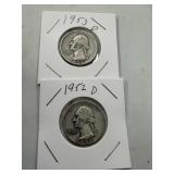 2 QUARTERS 1952 D.1953 D