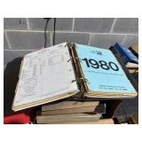 1980's Ditzler Automotive paint code binder