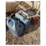(2) 5 gallon Kerosene Cans 1 is full, 1 is 1/2full