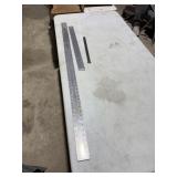 3 metal straigt edges, 48', 12' & 24'