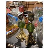 Regency Hollywood Cast Metal candle holders