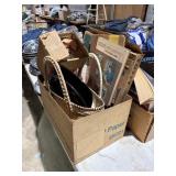 box of household, teeny tiny wine glasses so cute