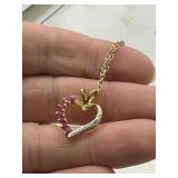 sterling silver pendant 2grams, chain has