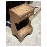 Wood Cabinet w/ single drawer 15.5' x 12' x 26'