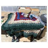 Chunky Afghan apx 80' square