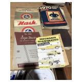 6 old car books - AM techinical service manual,