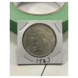 1923 PEACE SILVER DOLLAR
