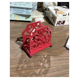Napkin Holder Coated cast iron