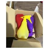 3 Plastic Spray Bottles