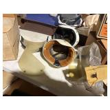 2 Vintage helmets with facesheilds