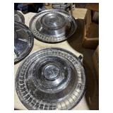 1959 STUDEBAKER SILVER HAWK set of 2 hubcaps