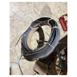 Coil of plastic binding straps