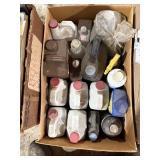 Box lot - Bleach for car tires 6 btls, stafe strip